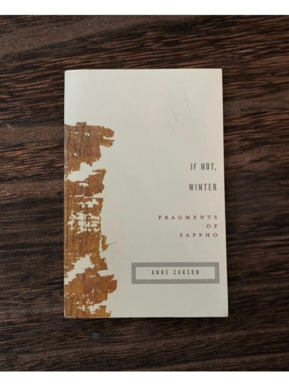 If Not, Winter: Fragments of Sappho Book